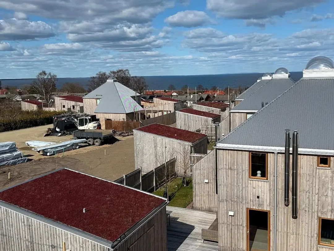 Nybyggda hus där LEVel Elinstallationer utfört elentreprenad i Skåne